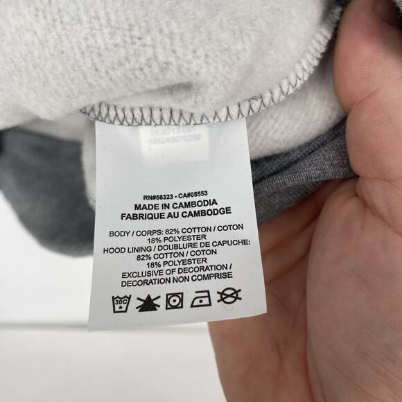 Jordan Essentials Jumpman Embroidered Heather Gray Hoodie Men's Size S - Picture 7 of 8